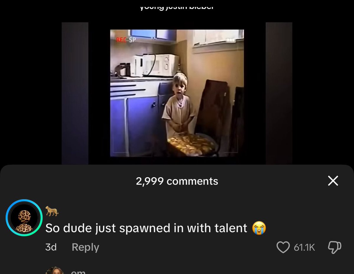 they’re just discovering he’s a self taught prodigy