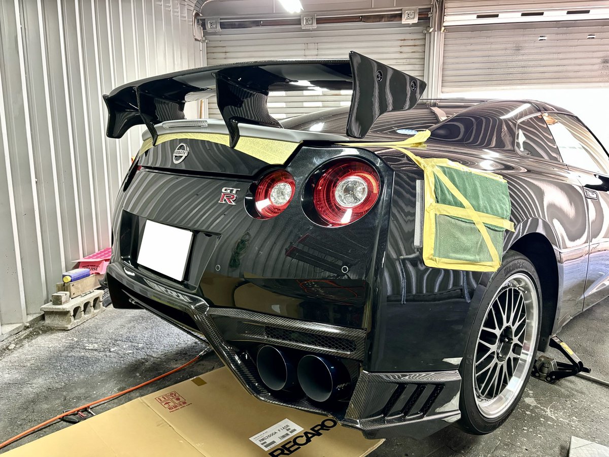 Daicruise1's tweet image. R35my17です
リア周り進めております🙇‍♂️
＃R35 ＃トップシークレット