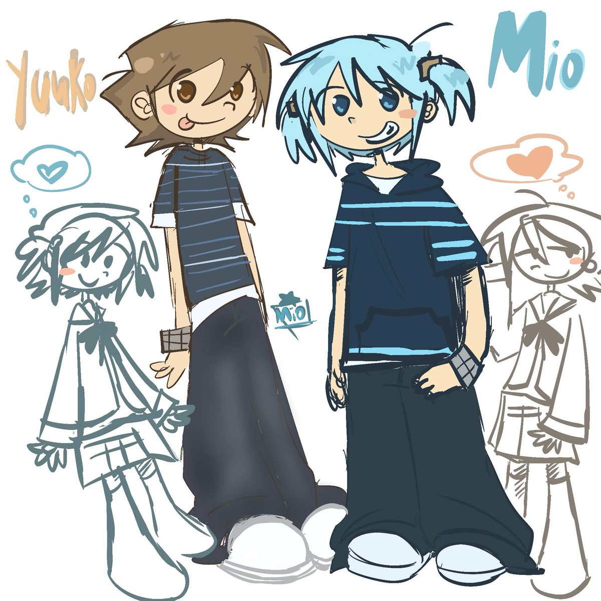miod00dlez's tweet image. miokko art 

#nichijou #myart #procreateart