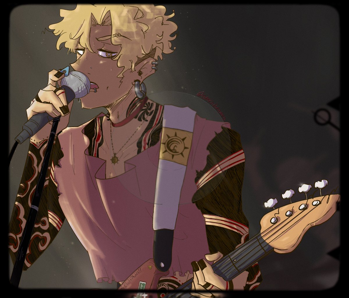 ♫ 𝘞𝘩𝘺 𝘥𝘰𝘯’𝘵 𝘺𝘰𝘶 𝘤𝘰𝘮𝘦 𝘳𝘪𝘨𝘩𝘵 𝘩𝘦𝘳𝘦? 𝘓𝘦𝘵’𝘴 𝘴𝘦𝘦 𝘩𝘰𝘸 𝘺𝘰𝘶 𝘵𝘢𝘴𝘵𝘦 ♫
.
.
Rockstar Enjin my love….im obsessed.
#gachiakuta #enjin #gachiart