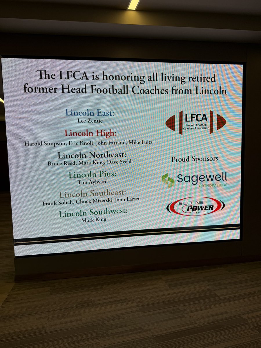 Lincoln Football Coaches Association tweet media