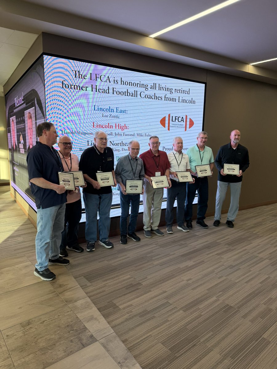 Lincoln Football Coaches Association tweet media