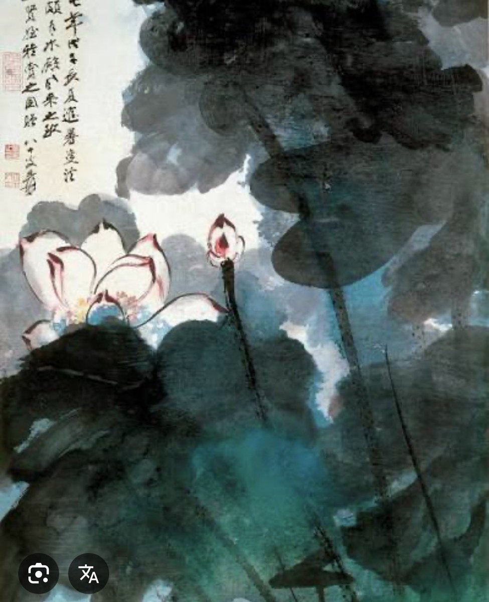 FinanceMandarin's tweet photo. 出污泥而不染 chū wūní ér bù rǎn
emerge unstained from the filth; maintain integrity in spite of general corruptio 张大千 《荷花图》ask Vienne Lee, CEO Finance Mandarin https://t.co/P8Nt2gIuGB