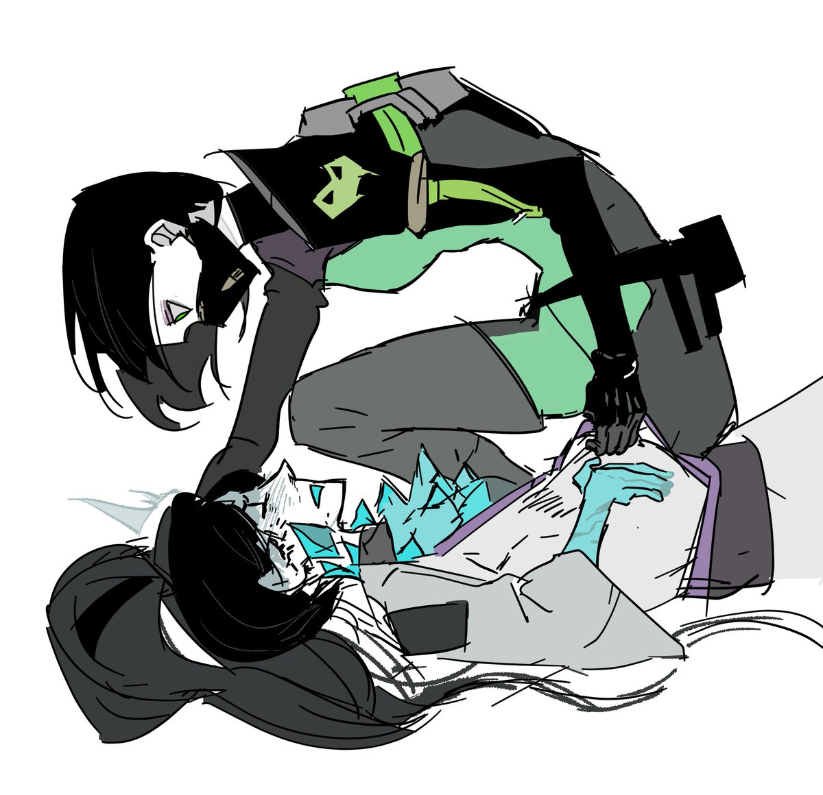 tangbro2023's tweet image. 嫉妒与恨
#sagebean #Viper #Sage #valorantafanart