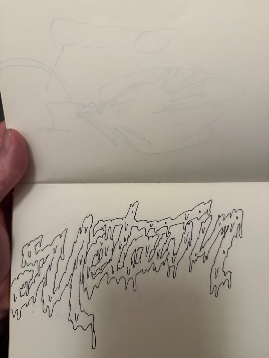 Started a @metawin piece.  Going to color it in the next couple days.