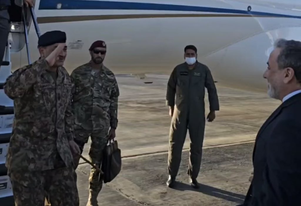 Delighted to welcome Field Marshal Munir to Iran.