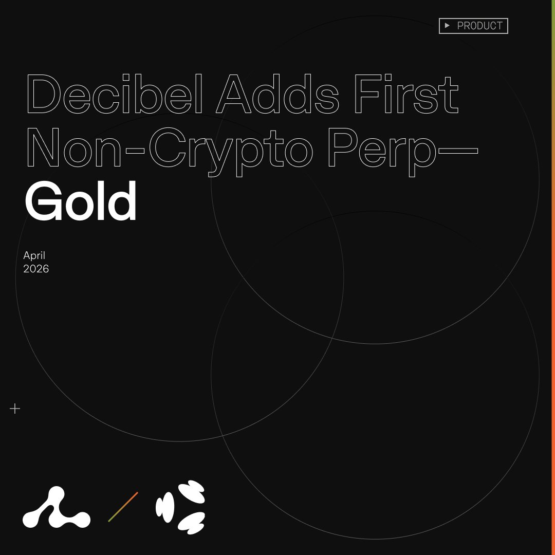 NEW golden experience on <a href="/DecibelTrade/">Decibel</a>, unlocked:

Gold (XAU) is now available as the first non-crypto perp on Decibel!

Aptos Labs is proud to support the future of fully onchain trading by incubating Decibel on <a href="/Aptos/">Aptos</a>.