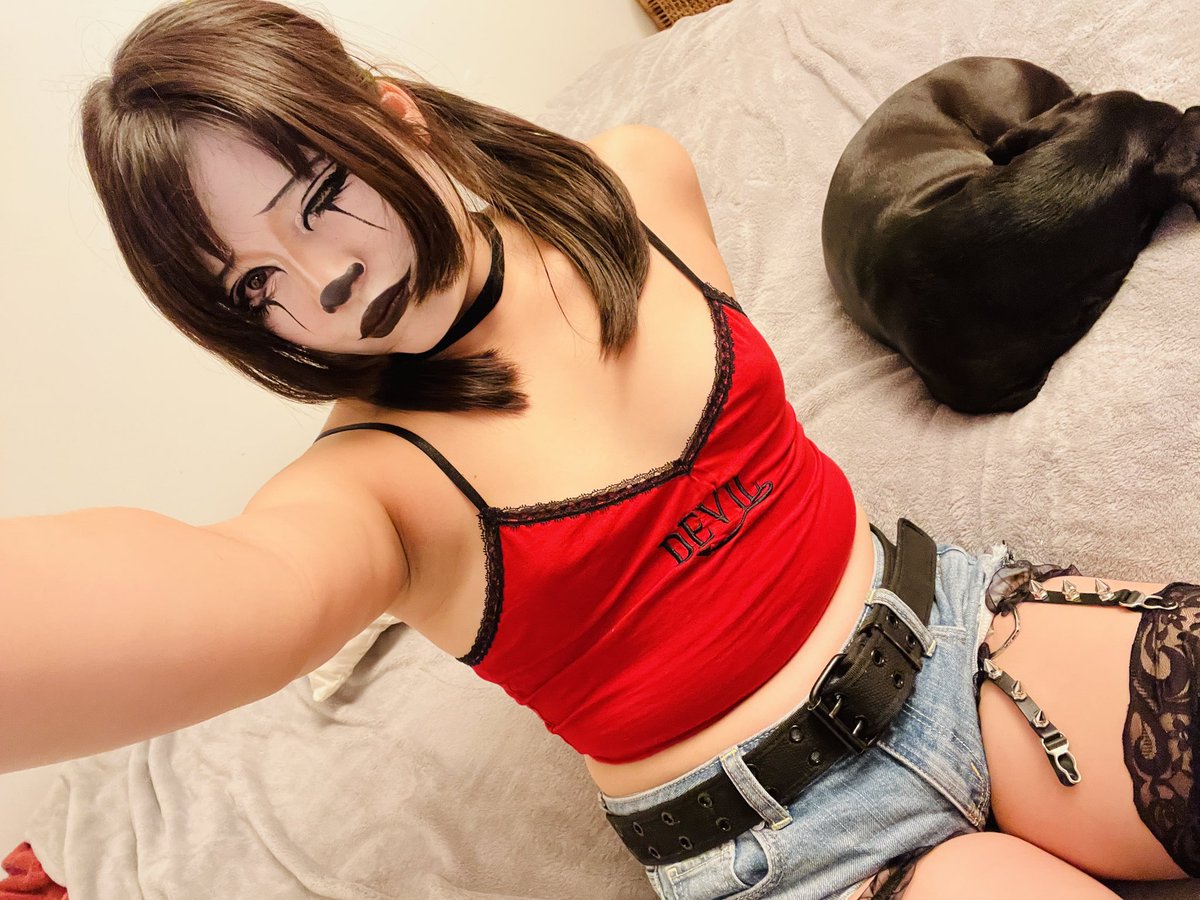 I made two pigtails owo