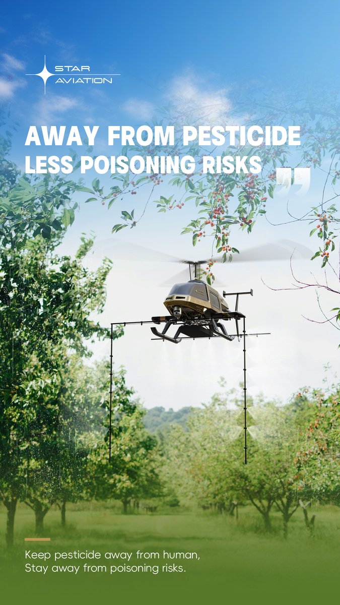 1avKNBGfwO39426's tweet image. The HARVEST series are designed for spring—the season of growth.
Heavy-lift stability, wider spray coverage 
Navigates terraced hills &amp;amp; orchards
Pilot stays on the ground
Precision atomized spraying

Smart spraying. Safe operators. Sustainable yields.
#SpringSpraying #PrecisionAg