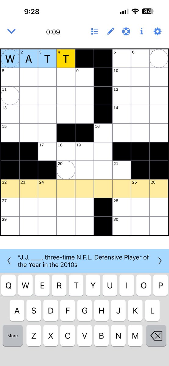 mschlueter03's tweet photo. @JJWatt a clue on the NYT Midi today. Pewaukee representing on the big stage. https://t.co/0S5hLcDAYa