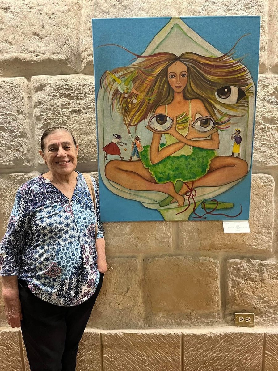 MargotMonarca's tweet photo. Gracias a @AngelesFalconH 
por convertirnos
en pieza de #museo, porque las historias que acompañan y abrazan, las que tienen alitas 🦋 y patitas, 🐾 nunca dejan de ser #arte.
Feliz #diamundialdelarte ! 🖼️🎨🎭🖌️ https://t.co/xRYBOW2FJ5