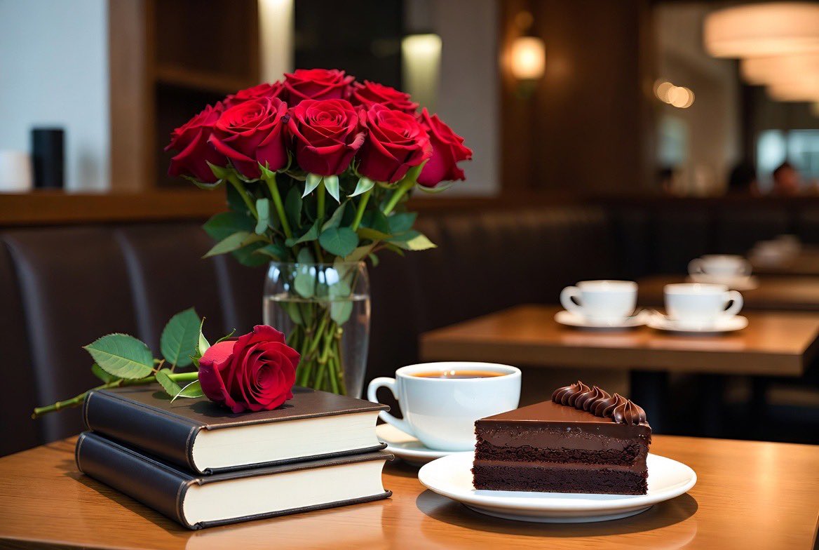 Book n’ Rose Cafe tweet media