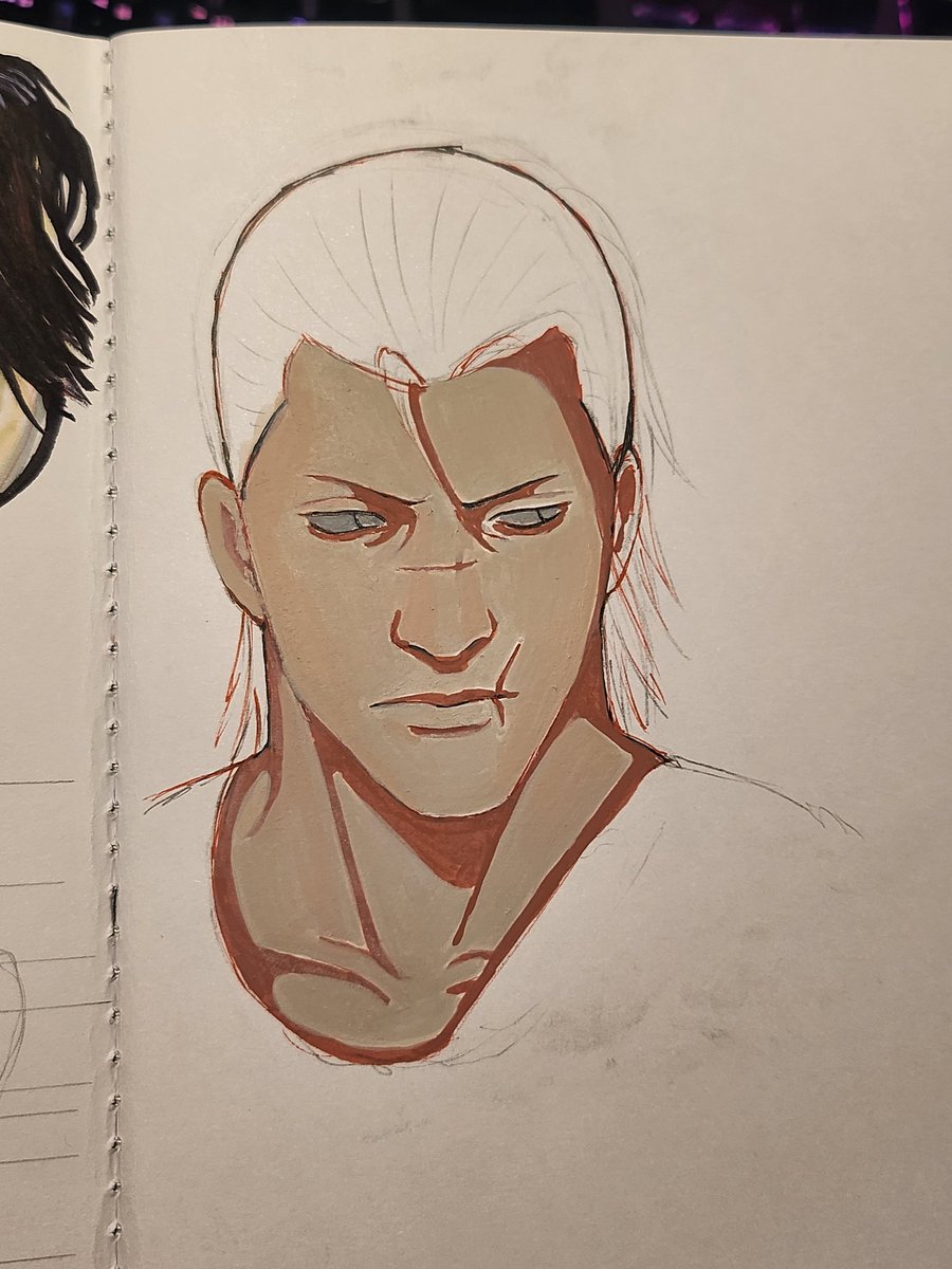 yisha199's tweet image. #tekken #tekken8 #鉄拳8
Давно не рисовал на бумаге ✍️
Оказывается Серёжа такой милашка без макияжа. Но он хочет выглядеть более устрашающе 🐺