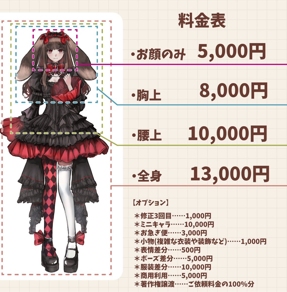 に〜む@全身立ち絵屋さん🪻 tweet media