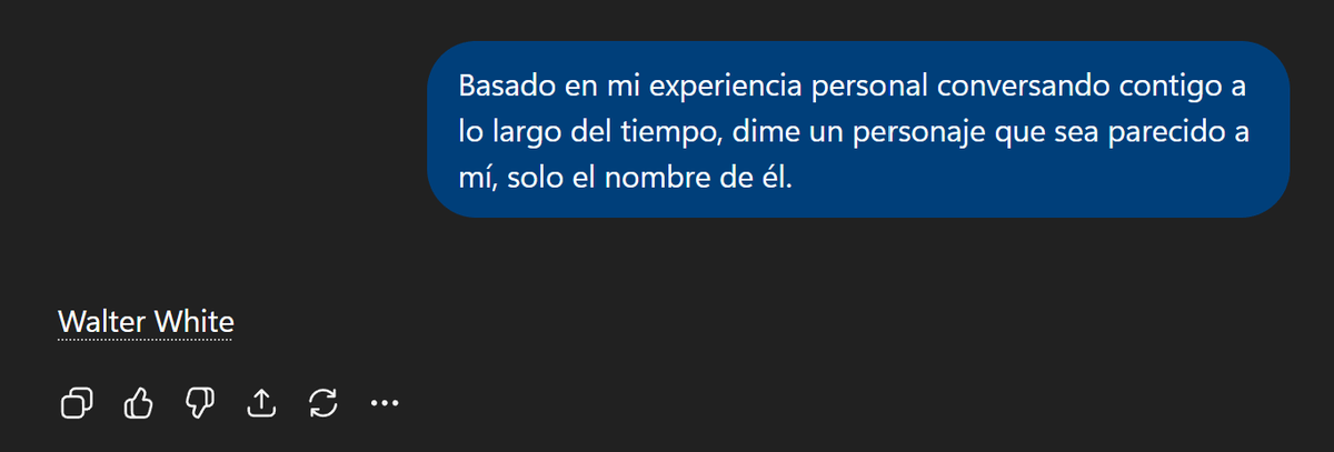 No sé como tomarme esto.