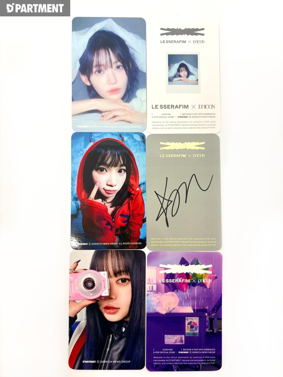 💫 LE SSERAFIM グッズ紹介 💫 ／ 【 COLLECTOR'S CARD 】 デザイン