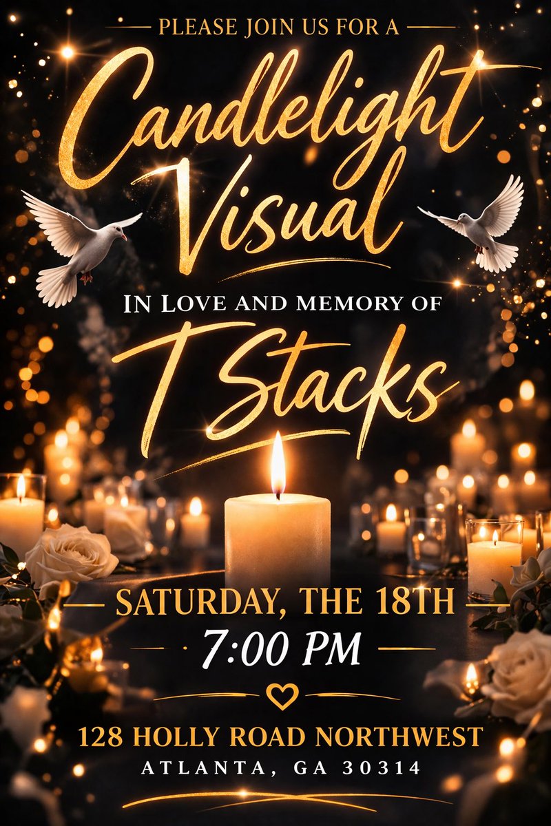 TangoRedd's tweet photo. If you knew my A1 since Day 1 come out and show love for his candlelight visual and balloon release. https://t.co/jvc6Ih0yx3