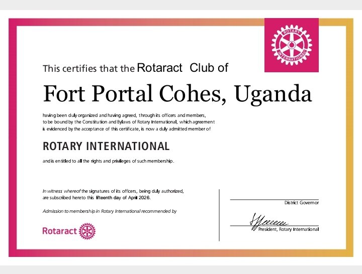 Rotaract Club of Kaihura - Empaakolanders tweet media