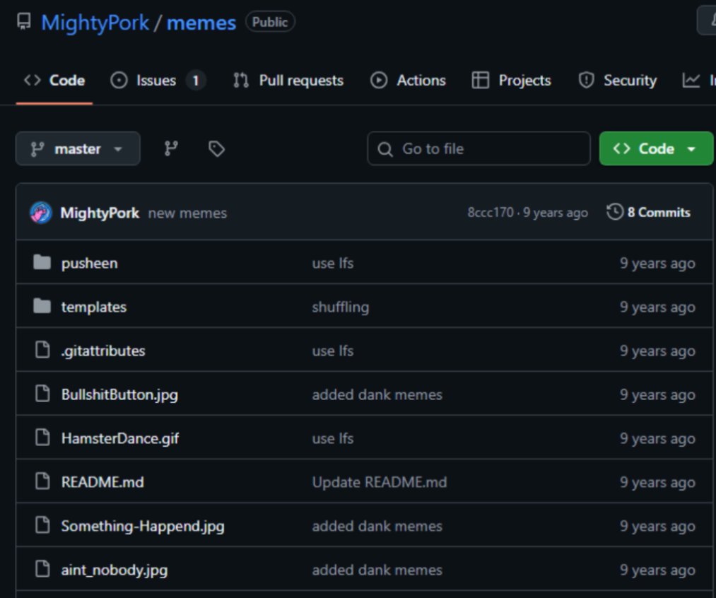 I just found a GitHub full of memes from ten years ago. Even before Doge became popular, it was already being called “Mighty Pork.” It has trolls, Doge, and Shiba Inu memes inside.

github.com/MightyPork/mem…

github.com/MightyPork/mem…

This creator deserves a memecoin, sending 100%