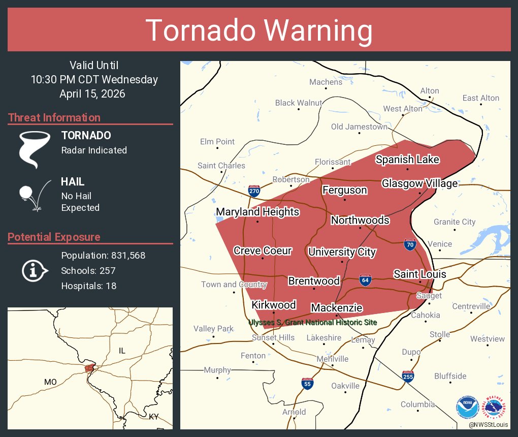 NWS St. Louis tweet media
