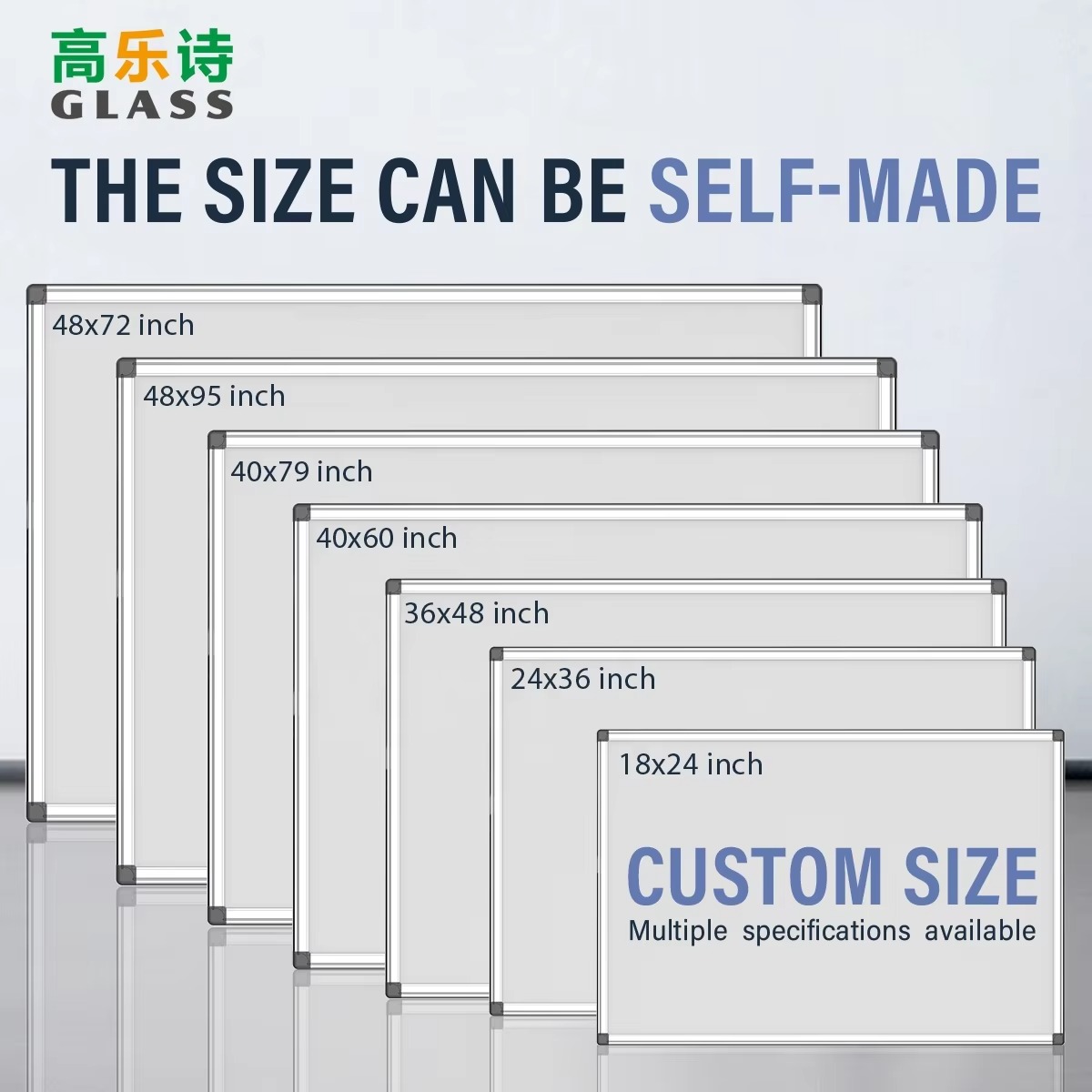 gaoleshi2025's tweet image. Design your own magnetic whiteboard – add logos, grids, or calendars. 🎯 90x120cm, aluminum frame, TUV certified. Includes free eraser.

Make it yours. ✅
👉 glasswhiteboards.en.alibaba.com
#customwhiteboard #magnetic #officeplanning #classroomhacks #gaoleshi