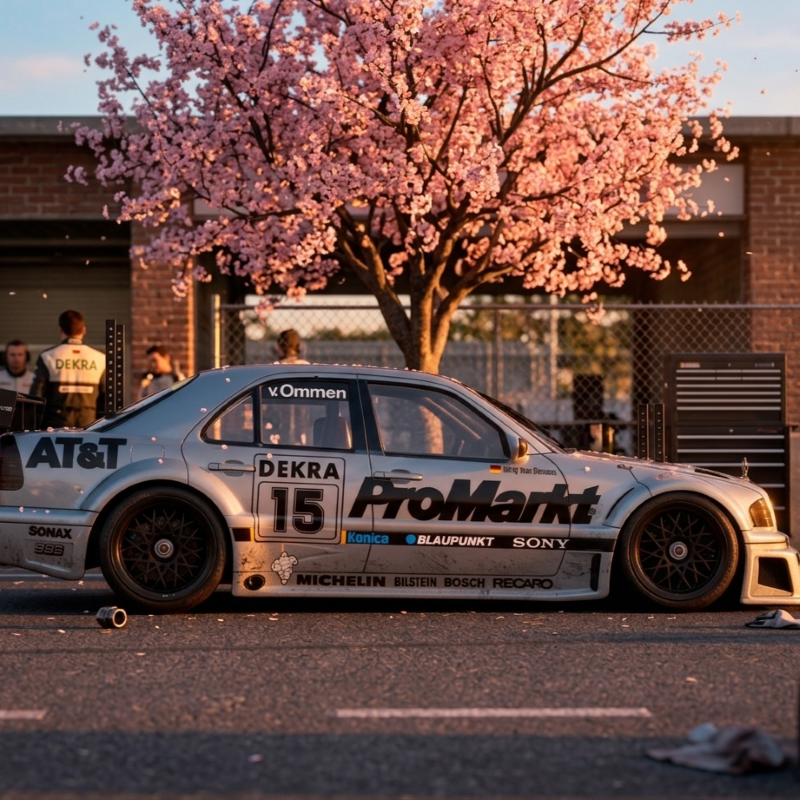 jason9394's tweet photo. Sunset sessions with a DTM legend. 🏁🌅#Mercedes #DTM #RacingLegend #StreetStyle #CarFashion #UrbanGlow #TrendSetter #MotorsportMood #ProMarkt #W202 #SakuraSeason #GoldenHour #RetroRacing #ClassicVibes #AMG #Cclass #AI #RC #Tamiya #TT01 https://t.co/6JPqwNyFvZ