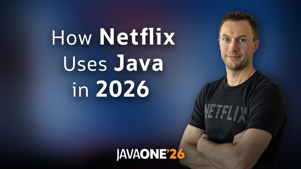 JavaOne tweet media