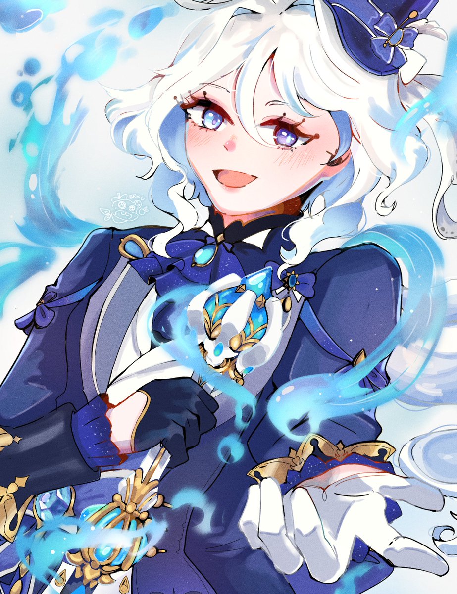 RikAipuuu's tweet image. Ngefanart Furina karena request-an adek~

Pertama kali ngefanart chara game lagi dalam lima thun terakhir keknya 🥲 jujur masih ngerasa ga mirip, tapi yaudah lah y mau gambar yg lain dan ckp tugas studio ku aj yg revisi :')

Hope you like it 😙

#furina #genshin #fanarts