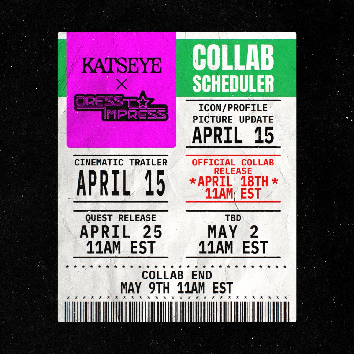 Dress To Impress tweet media