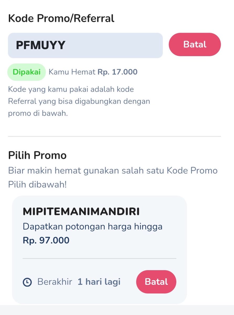 studykuy_'s tweet photo. PROMO PAHAMIFY TERBARU

tutorial dapetin promo:
• Buka website https://t.co/MoxGrbEQDW
• Pilih paket belajar yg diinginkan
• Masukkan kode promo
• Pilih metode pembayaran
• Pembayaran berhasil

t. bimbel online utbk snbt um ambis tryout ui pahamify mipy https://t.co/uYHvLiTZ7Z