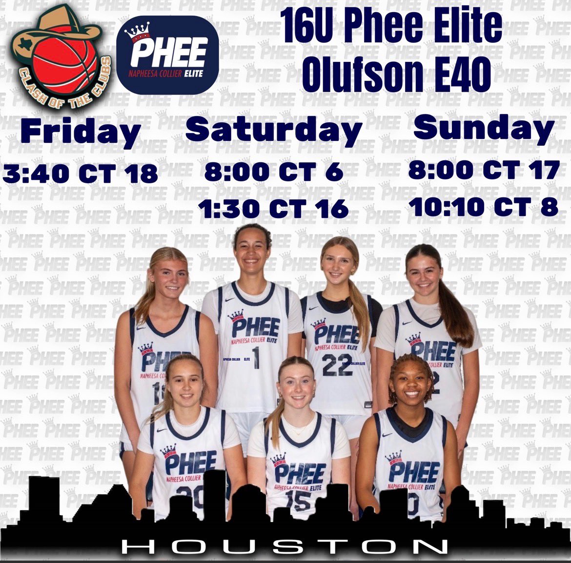 _GiaBarbieri's tweet photo. Excited for this weekend at Clash of the Clubs in Houston!! @PheeElite https://t.co/ZvhQ48HMiV