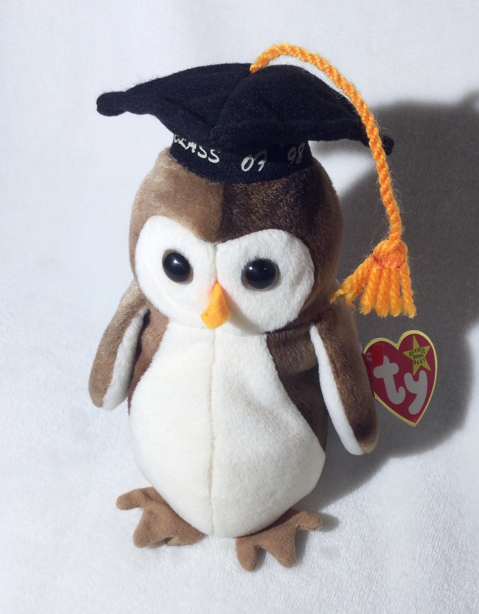 WildcardWares's tweet image. Vintage TY Beanie Baby Wise Owl Class of 1998 Graduation Graduate GORGEOUS!   
#Vintage #TY #BeanieBaby #Wise #Owl #ClassOf1998 #Graduation #Graduate #Ebay #WildcardWarehouse

ebay.com/itm/3365361770…