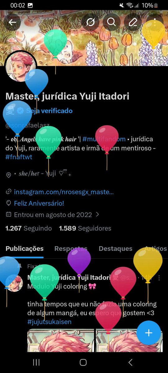 Master, jurídica Yuji Itadori ⚔️🔥 tweet media