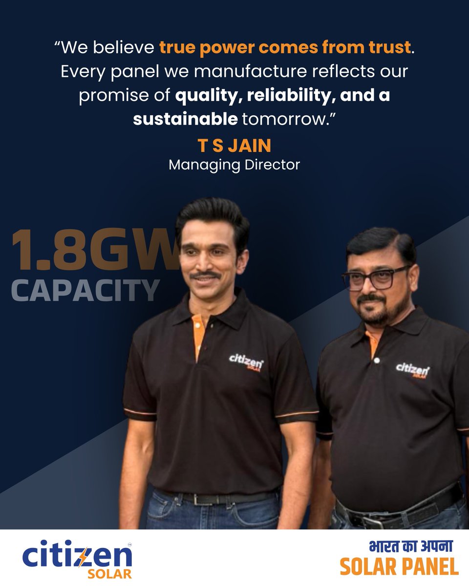 Citizen Solar Private Limited tweet media