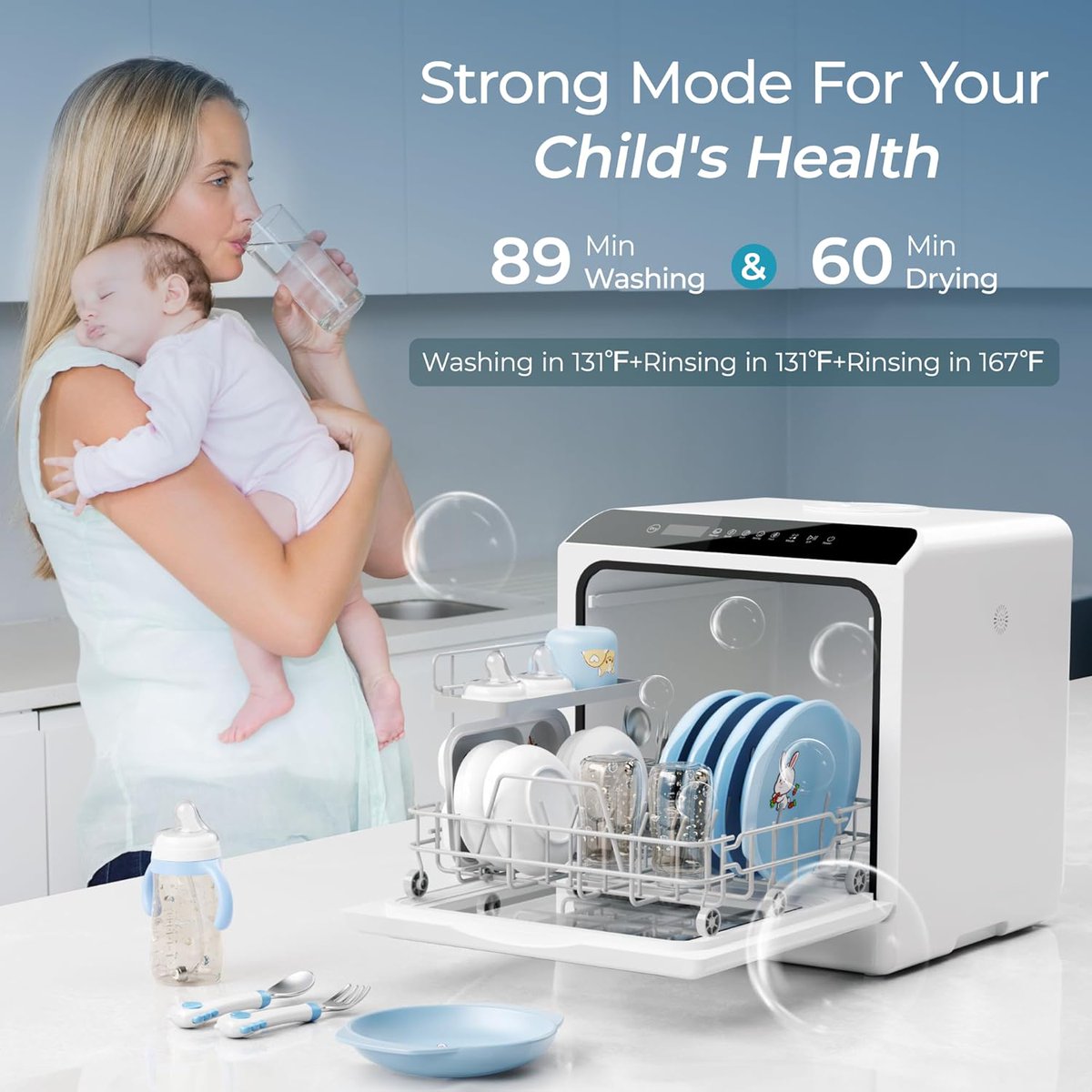 GlowHomeDeals's tweet image. Stop scrubbing! 🧼

Meet EUHOMY: No hookup needed! 💧

✅ 6 modes &amp;amp; 167°F heat.
✅ Ultra-quiet &amp;amp; fits 30+ items.

Upgrade your kitchen today! 🛒✨
amzn.to/3QetuwX

#Euhomy #KitchenEssentials #HomeGadgets