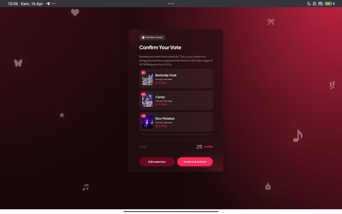 AnilKhoir's tweet image. Day 2 | nambah dikit aja dehh @N_IntanJKT48 🤍

#IJEnoHATSUKOI #AngelsTaleOfLove #EverybodyGetCandy #13ERSEMBILAN