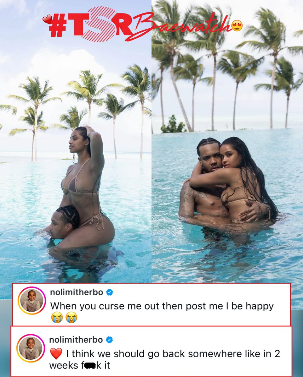 Energy! G Herbo said he’s ready to run it back with his boo Taina for another vacay.😍🌴 📸:<a href="/digitaljay_/">D I G I T A L</a> ✍🏾:#TSRStaffJR