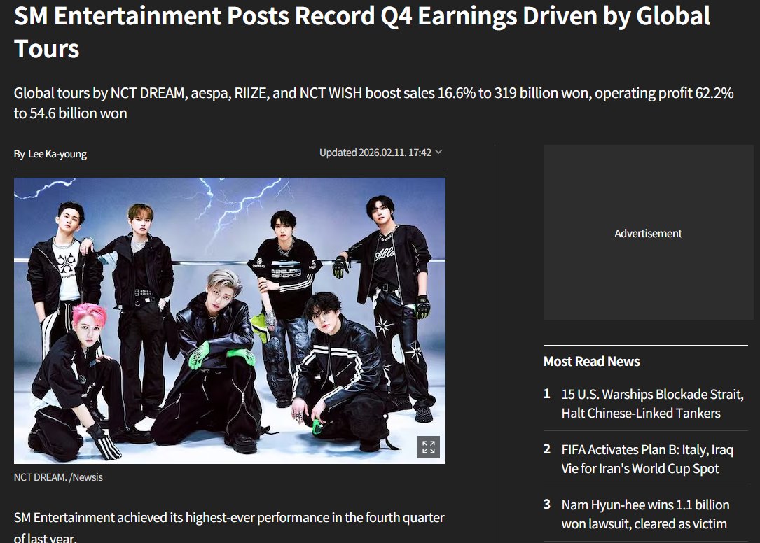 Tsadssdw2's tweet image. SM Q4 earning in 2025 is making revenue record in 18 YEARS, Staff come and go is normal, because they get paid big elsewhere especially if you have SM resume, you should more worry about baekhyun who is taking 13B debt to founded INB only to lose his company to scammers #CBX