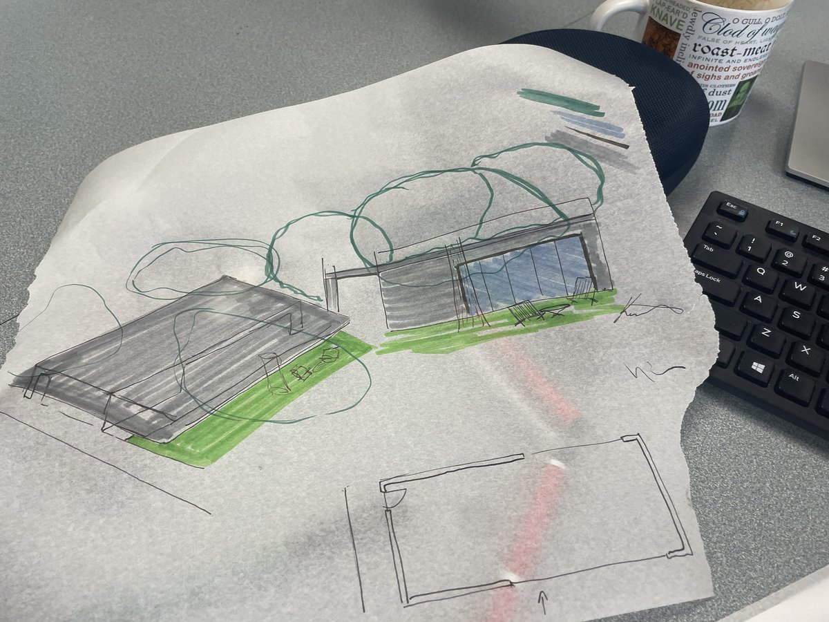 BlinnArch's tweet image. Final projects are getting closer by the day. Today in studio: hand-drafted elevations, using trace paper and markers to explore material possibilities and bring designs to life.

#BlinnArchitecture #ArchitectureStudio #DesignProcess #HandDrafting #FutureArchitects