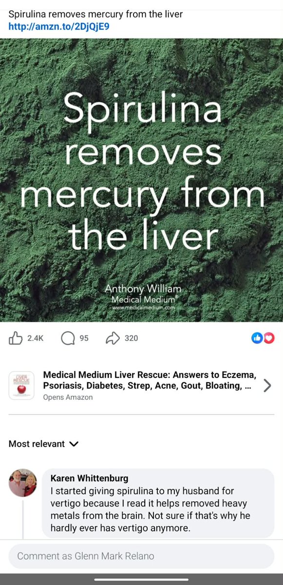 ScarriusG's tweet photo. Ever wonder how to give your liver a helping hand? 🌿 Spirulina is making waves as a powerful tool for heavy metal detox! Whether its supporting your brain or clearing out the liver, this green superfood is a total game-changer

​Have you tried it yet? ✨ #Spirulina #Wellness https://t.co/aUs1r48TAl