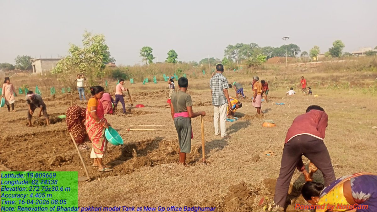 BDODharmagarh's tweet photo. PIM and Subpervision of work "Renovation of Bhandar pokhari model Tank at Badghumer GP" under Dharmagarh Block @CMO_Odisha  @PRDeptOdisha @DmKalahandi @ZPKalahandi  #mgnrega https://t.co/3ZPLlrFE6k