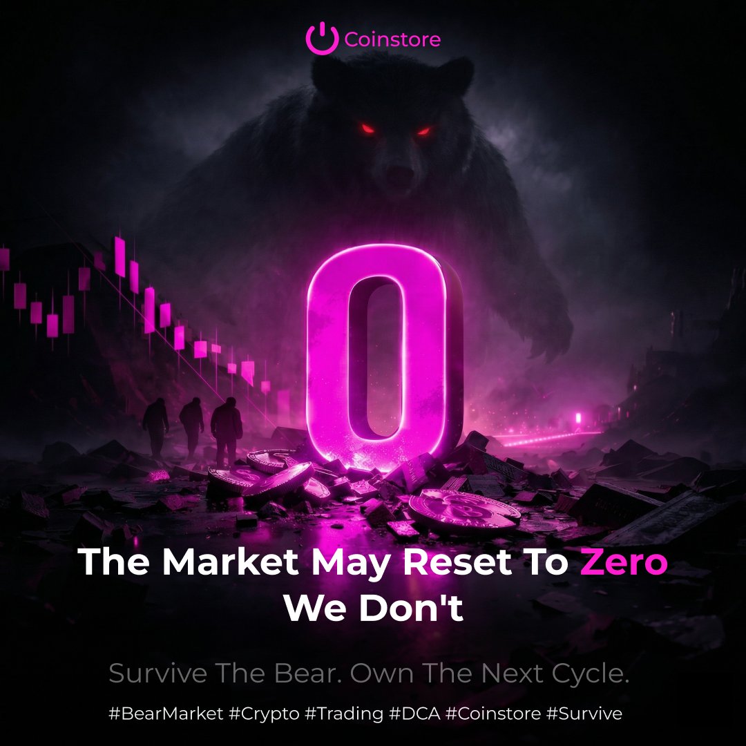 CoinstoreExc's tweet photo. The Market May Reset To Zero We Donโt๐ฅ
We build.
We survive.
We rise again.
๐ปBear Market Survival Guide
#BearMarket #CryptoBuilder #Coinstore https://t.co/tMCZEpnzGt