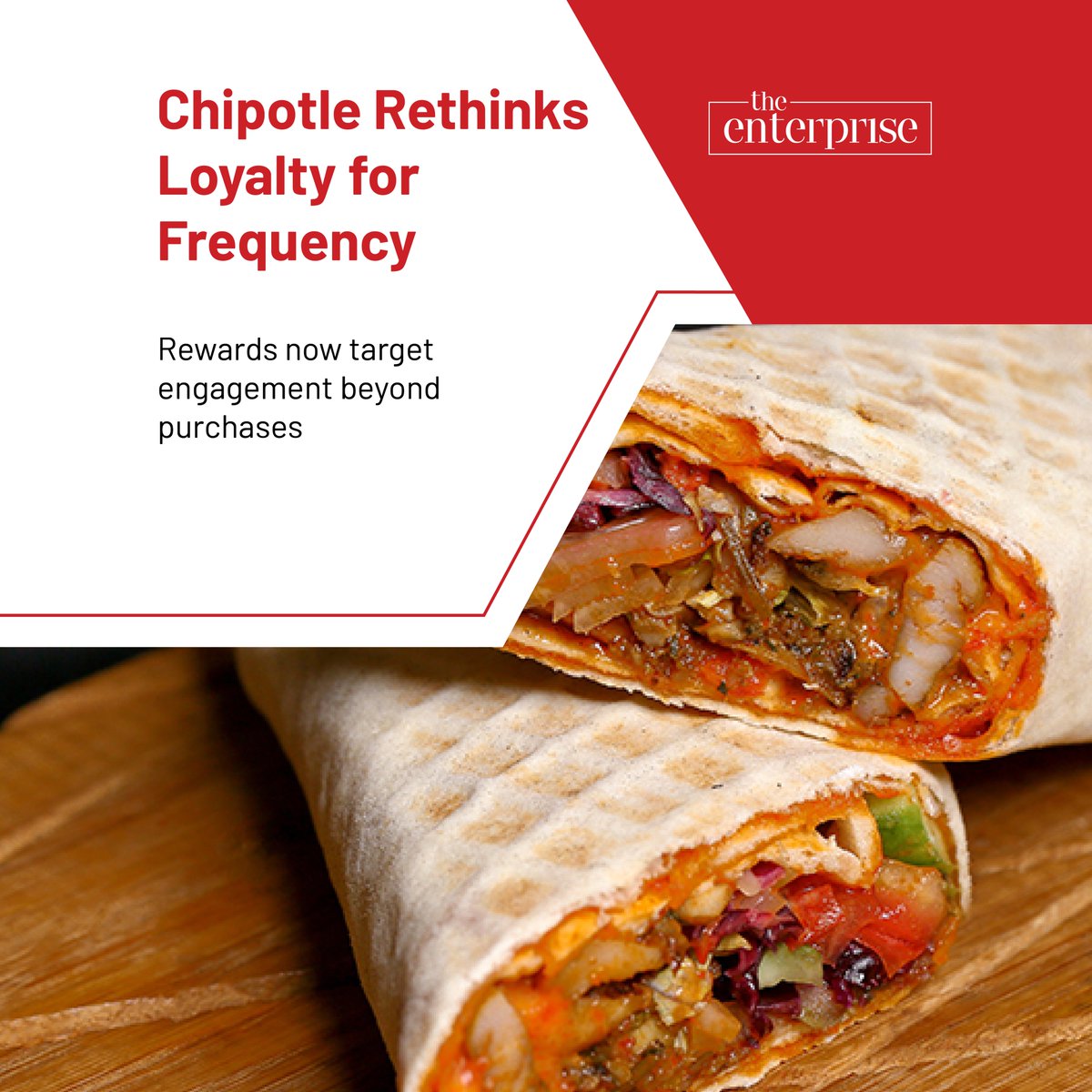 AtTheEnterprise's tweet image. Chipotle’s loyalty revamp signals a shift from transactions to sustained engagement, where frequency is driven between purchases, not just at checkout.

🌐:theenterprise.news

#LoyaltyMarketing
#CustomerEngagement
#QSRMarketing
#DigitalStrategy
#Gamification
#BrandStrategy