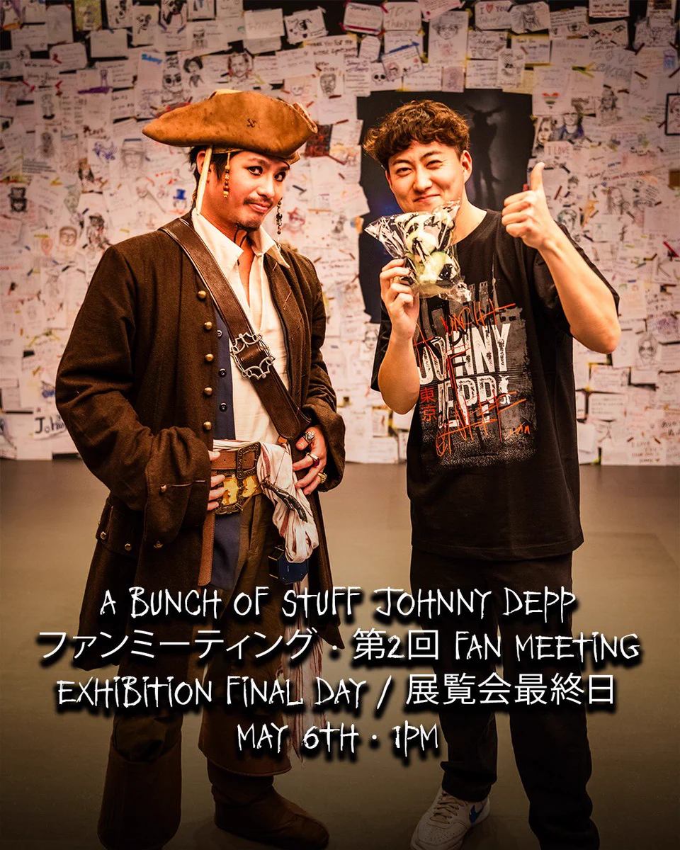 ジョニーデップ個展 Johnny Depp A Bunch Of Stuff HF_vXYMbUAASoEP?format=webp&