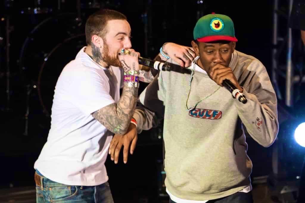 Tyler The Creator presentandose en vivo junto a Mac Miller en LA (2013)❤️