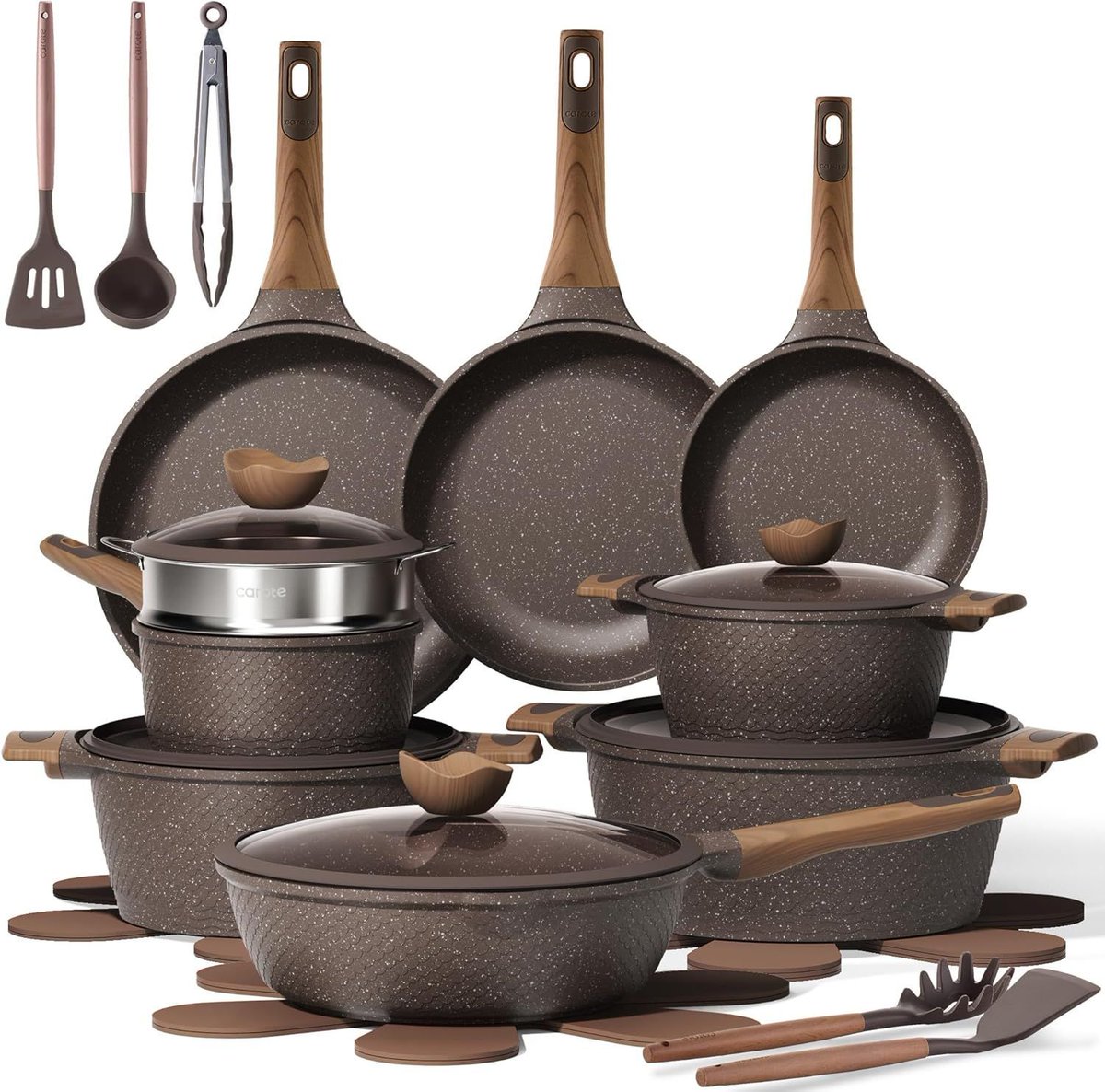 OtterDeals's tweet image. 🍳 36% Off CAROTE 26-Piece Non-Stick Pots &amp;amp; Pans Set — Only $139.99!
Full kitchen upgrade in one box. Induction-compatible and built to last.
🔗 buff.ly/ZisyNiG
#OtterDeals #Cookware #KitchenDeals #NonStick #HomeCooking #Deals #OnlineShopping #Sale #ChefLife