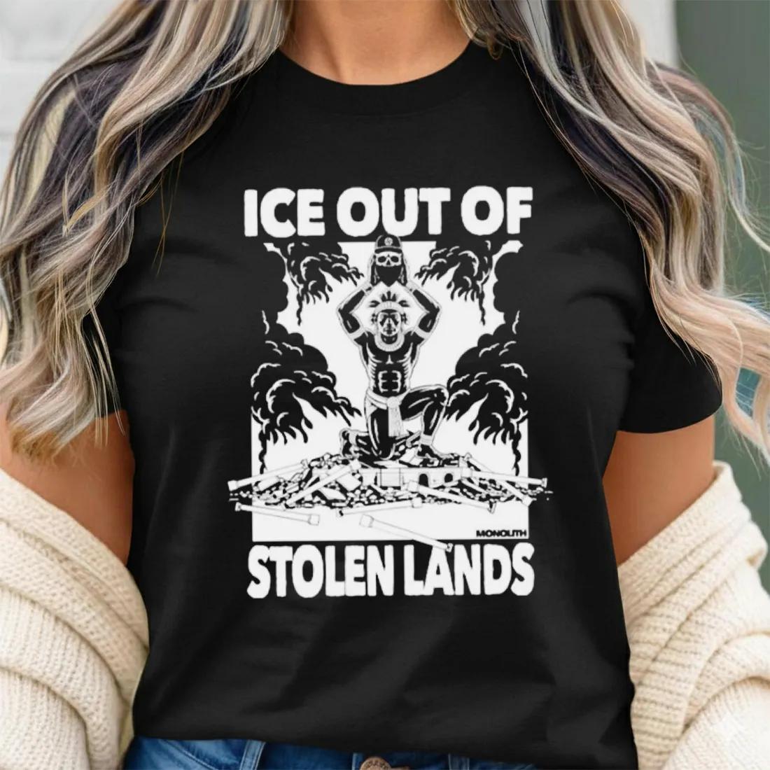blastteecom's tweet image. ICE Out Of Stolen Land T-Shirt #ICE #StolenLand #OutOf #Blasttee blasttee.com/product/ice-ou…