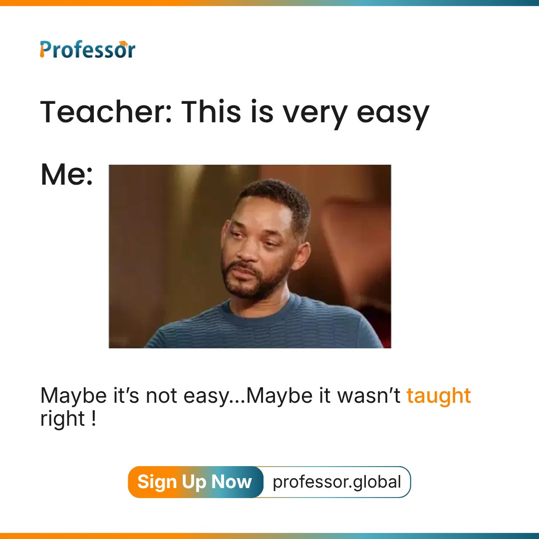 mrprofessorai's tweet image. Maybe it’s not hard… maybe it wasn’t taught right.
Start learning the way you actually understand.

#LearnBetter #ConceptLearning #ProfessorApp #Education #AI #InteractiveLearning