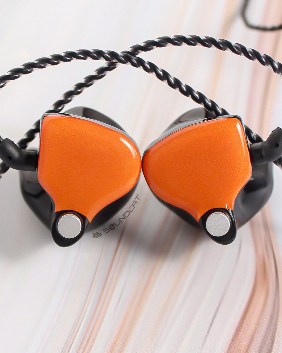 milkteus's tweet photo. sehun’s customized in-ear monitors with orange colored art on a black body and plate! 🧡🖤

his message:
“thank you always.” https://t.co/9zuucYPhUz