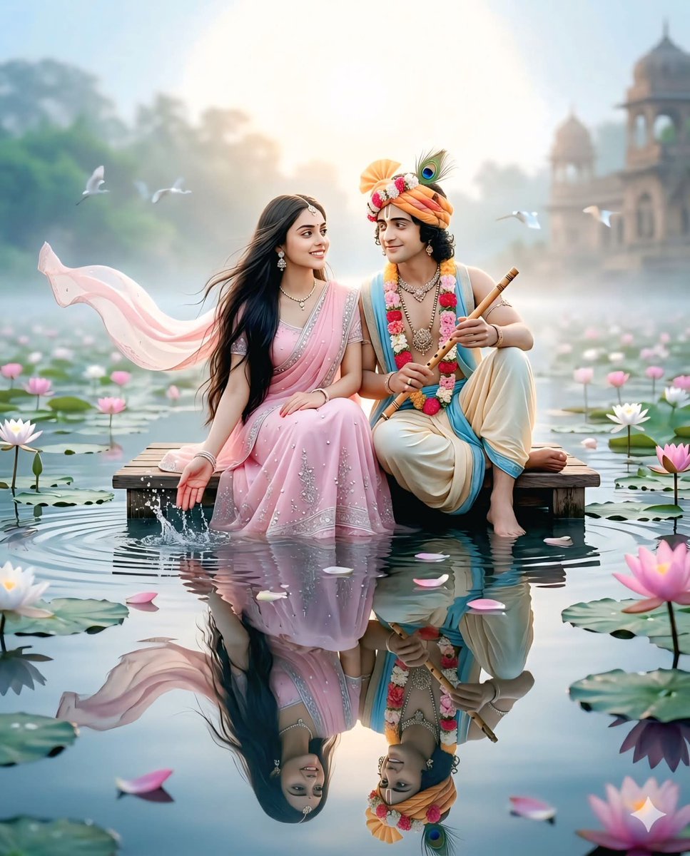 Miss_neha123's tweet image. प्यार की गहराई, झलकती हर परछाईं में 🌺
.
.
#RadhaKrishna